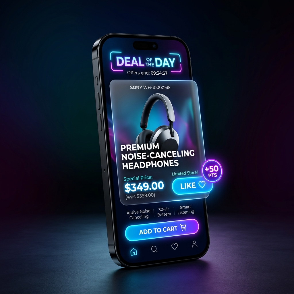 DOD App showing Deal of the Day